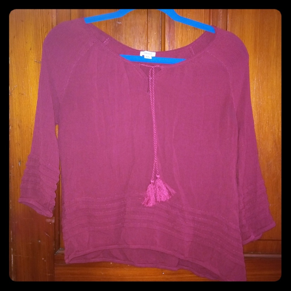3/4 sleeve blouse